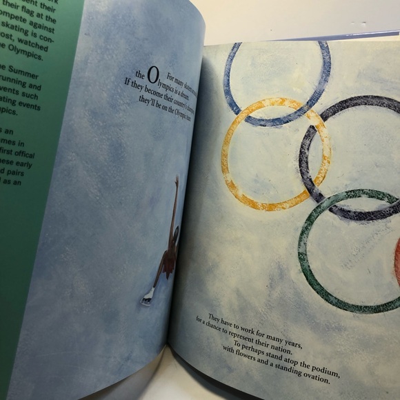 A is for Axel: An Ice Skating Alphabet by Browning, Kurt Beautiful Hardcover - Picture 9 of 14